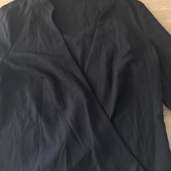 JustFab Woman’s Sheer Wrap Blouse- EUC - Picture 8 of 12